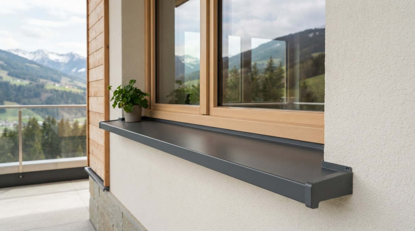 Aluminium Fensterbank nach Maß