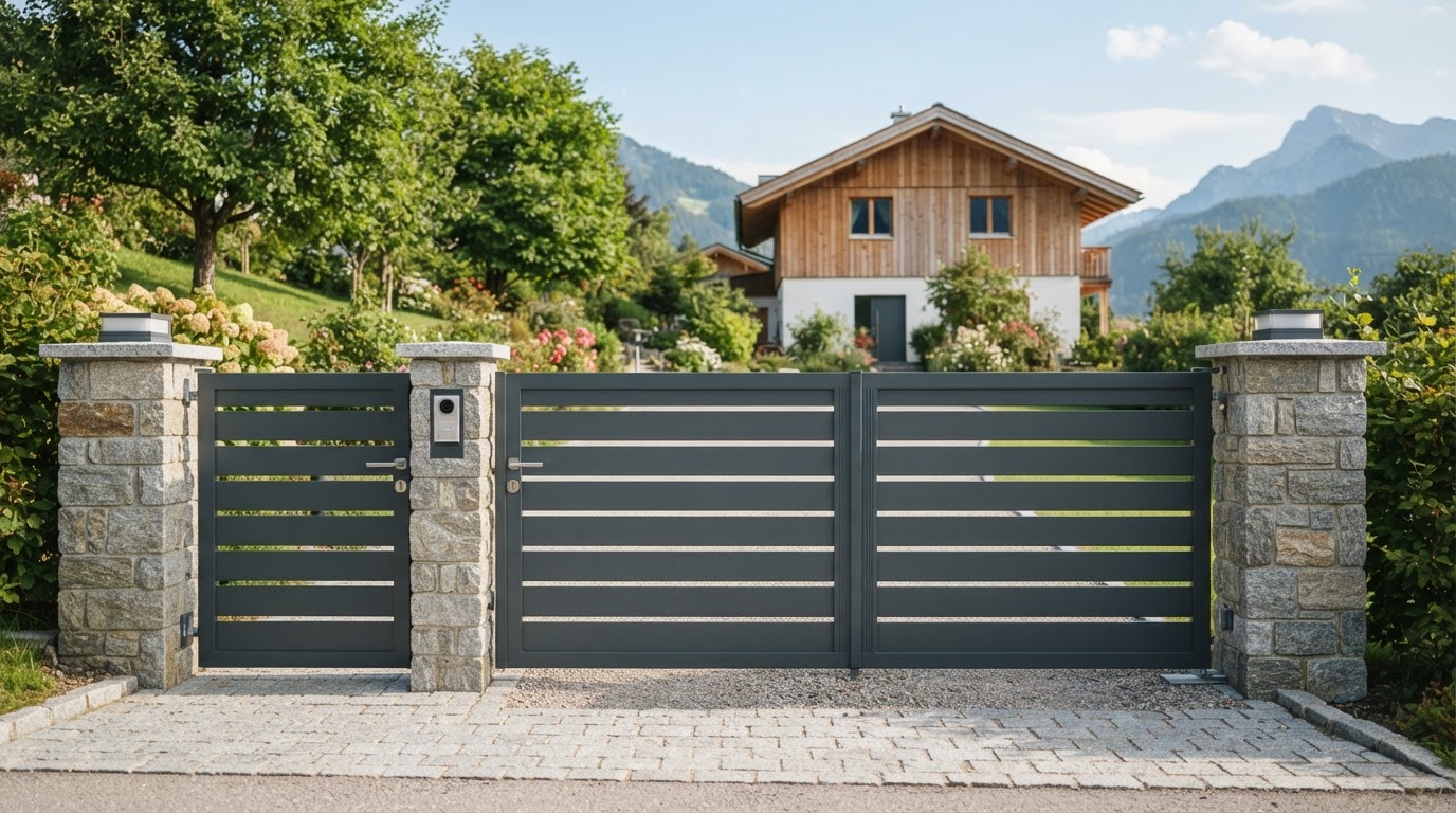Aluminium Gartentor nach Maß