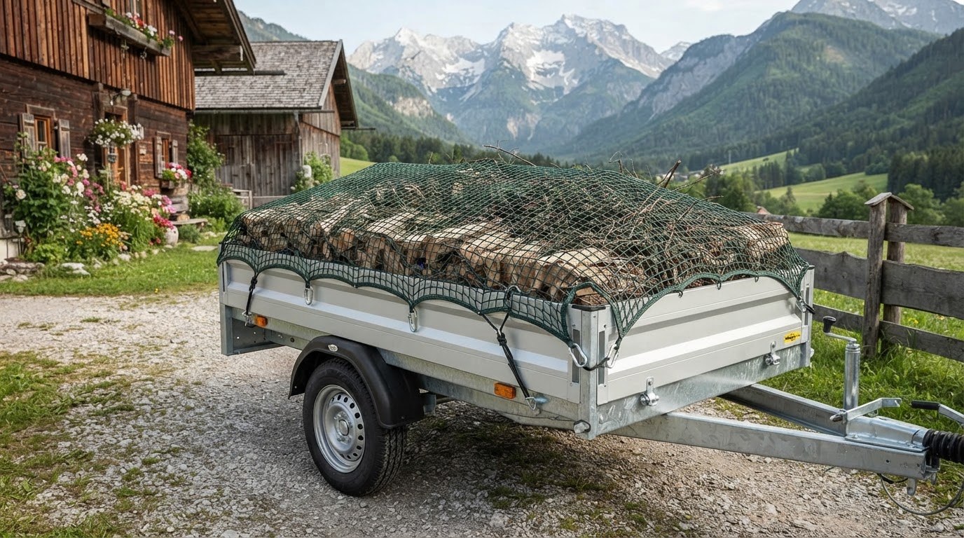 Feinmaschiges Anhängernetz nach Maß
