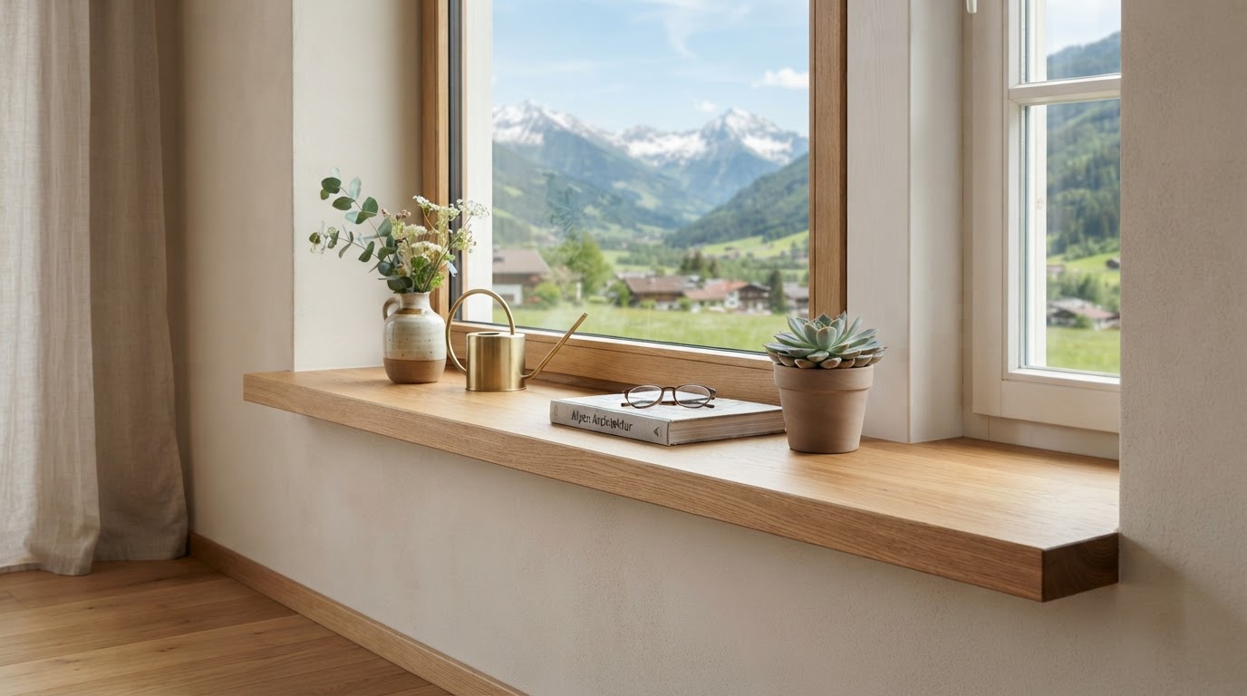 Eichenfensterbank nach Maß