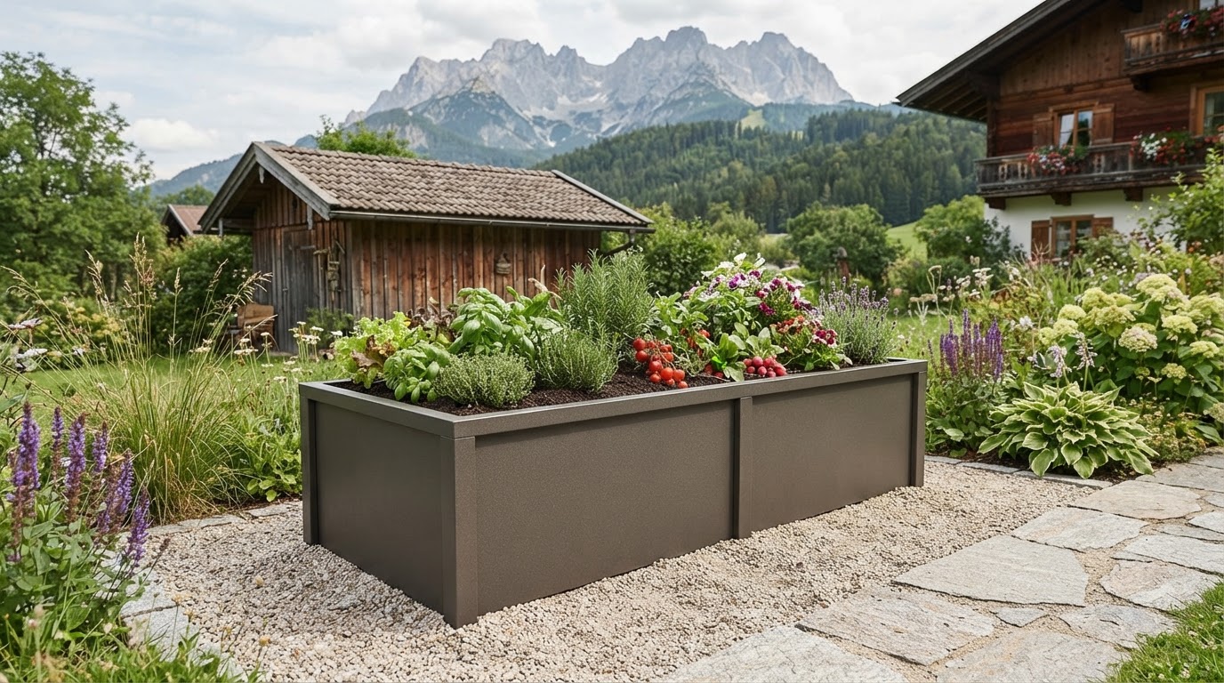 Aluminium Hochbeet nach Maß