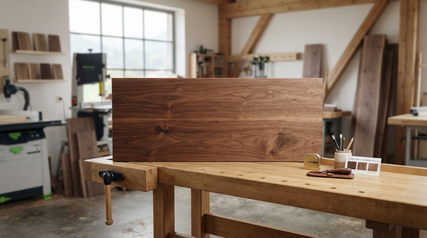 Nussbaum Holzplatte nach Maß