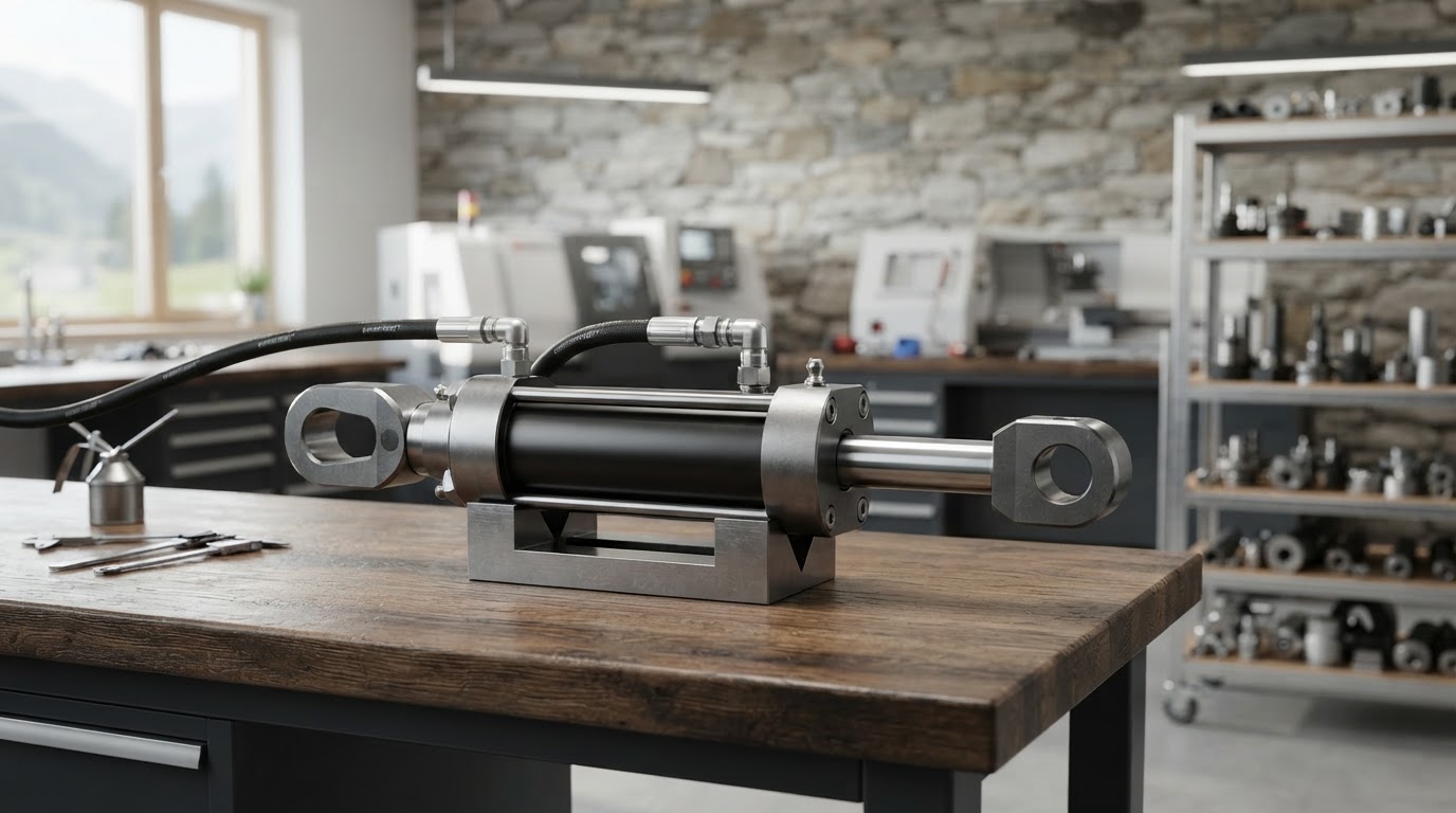 Doppeltwirkender Hydraulikzylinder