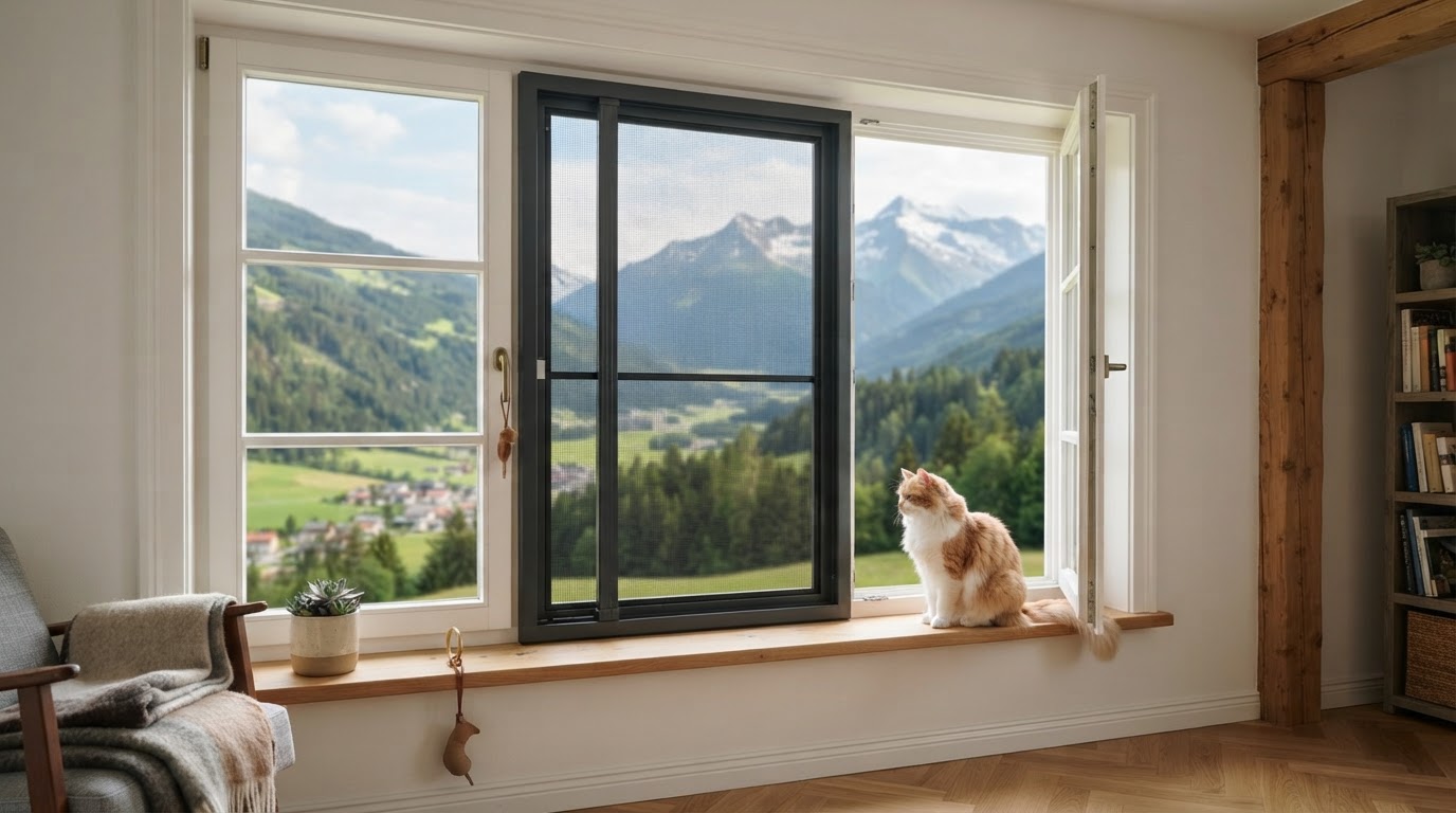 Katzengitter für Fenster