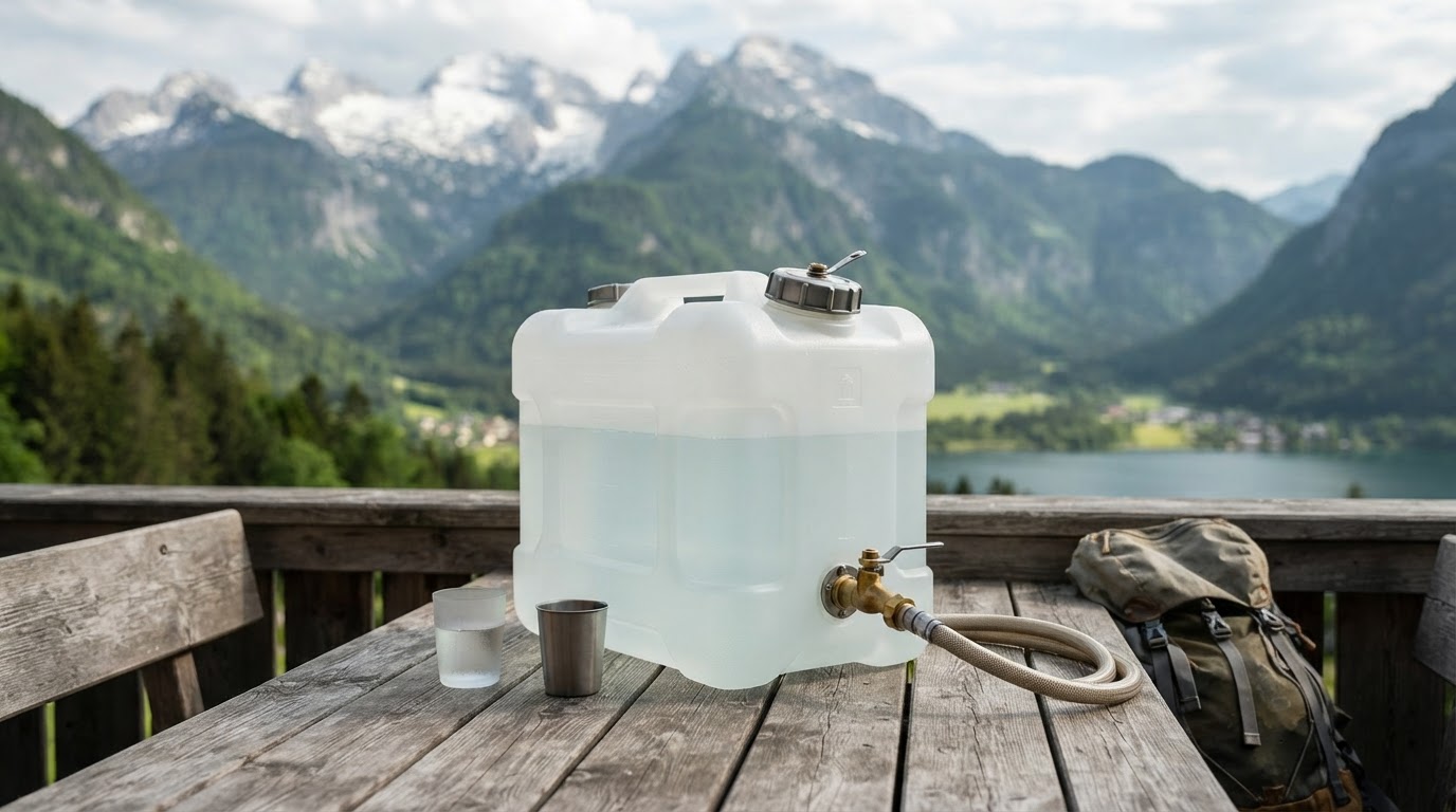 Kunststoffbehälter für Wasser