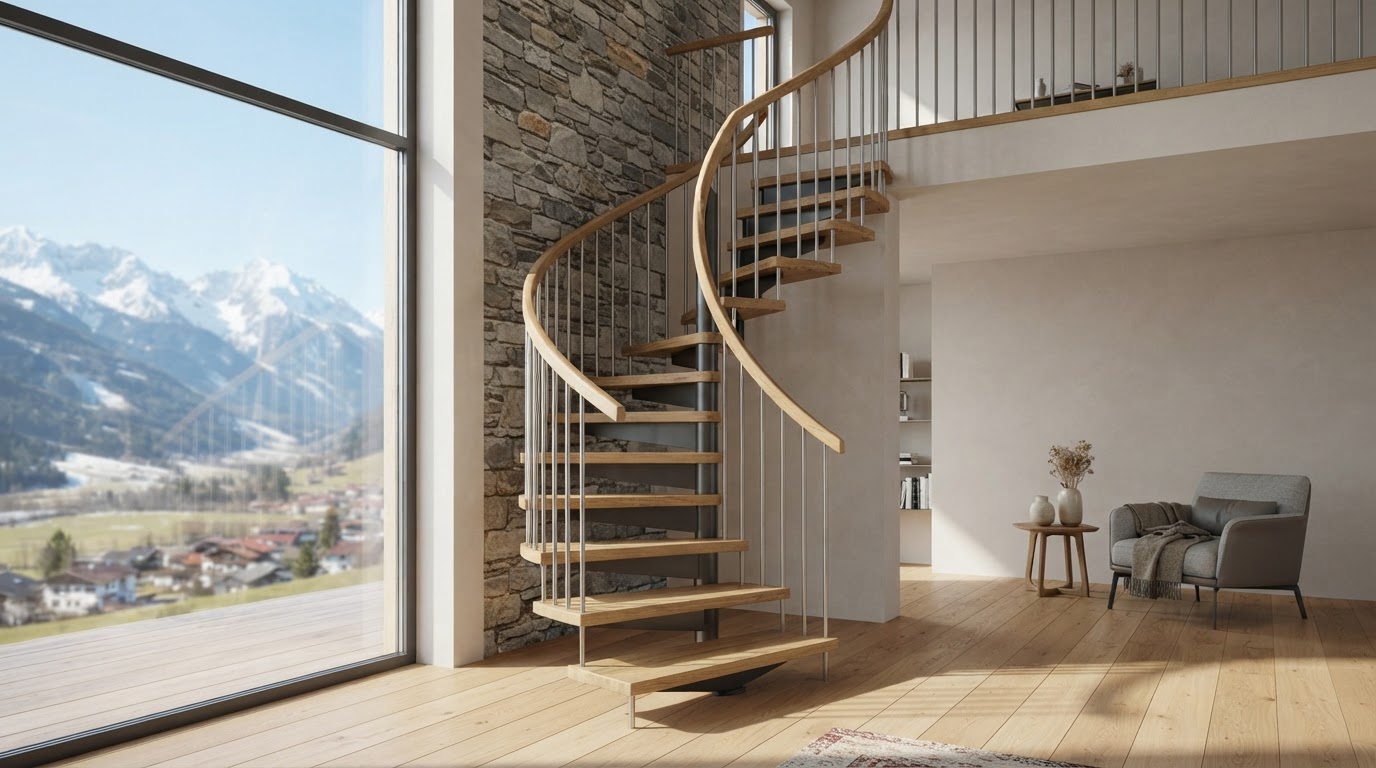 Spindeltreppe nach Maß