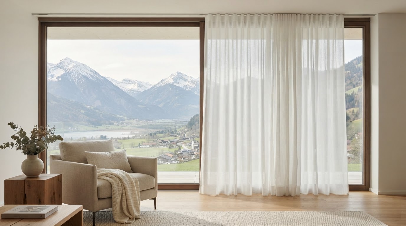 Voile Gardine nach Maß