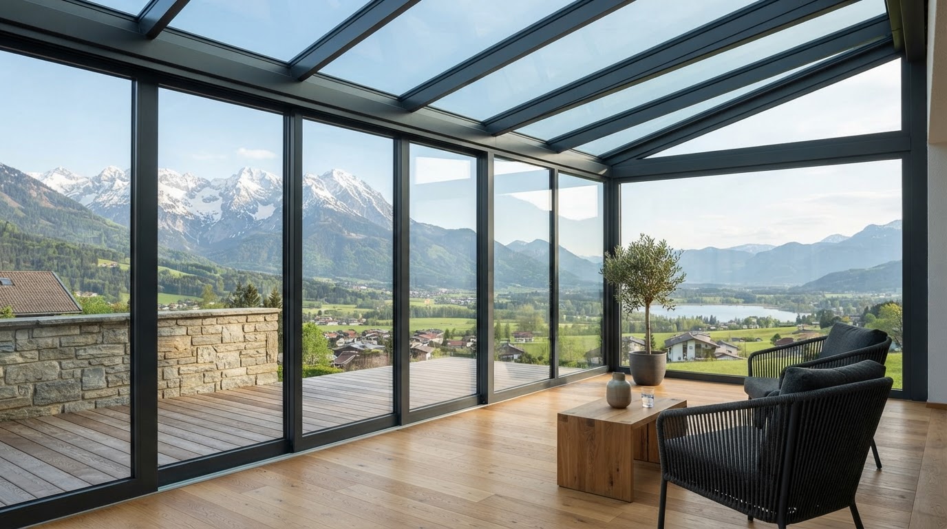 Wintergarten Glas