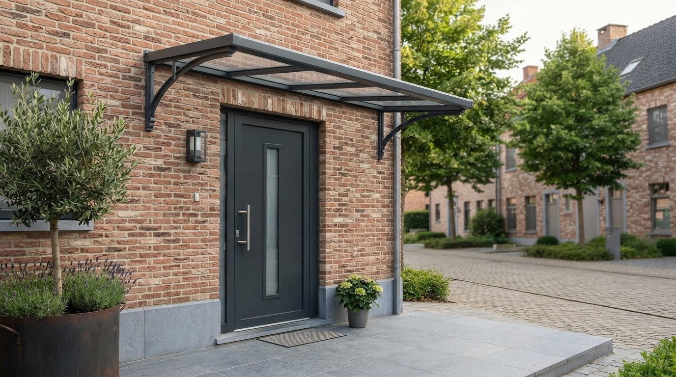 auvent en polycarbonate sur mesure