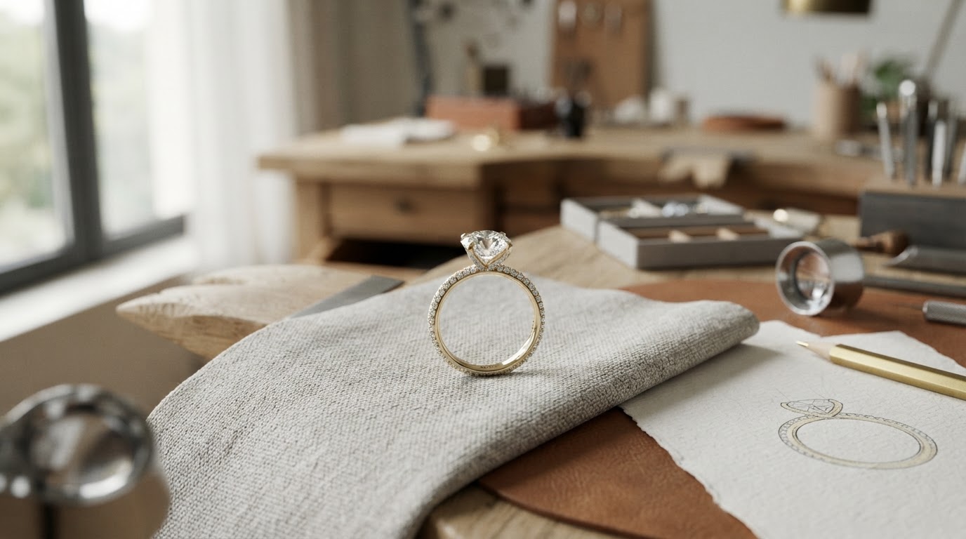 Bague diamant sur mesure
