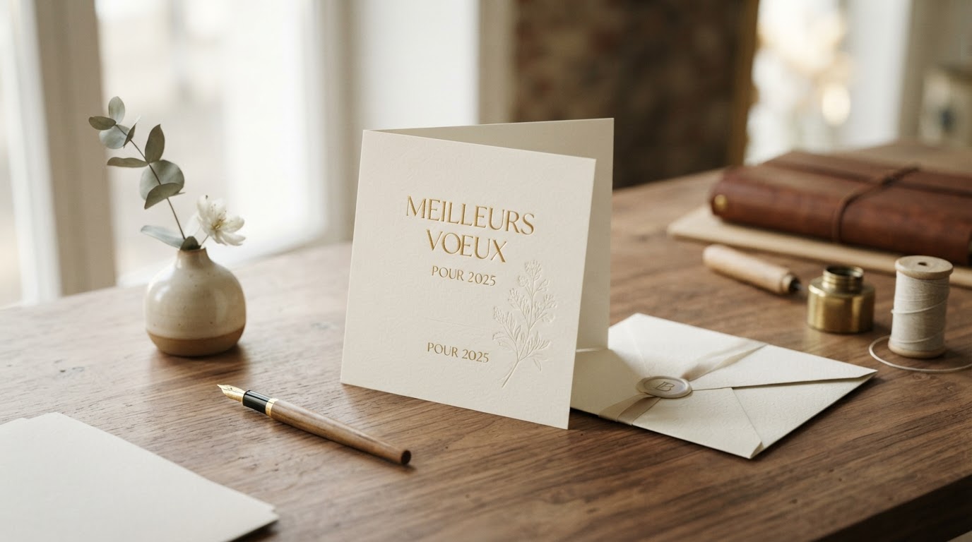 carte de voeux sur mesure