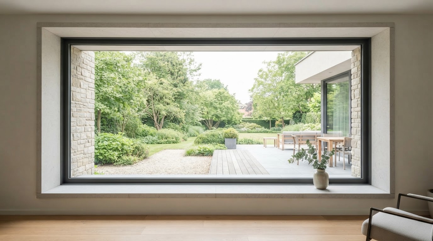 Châssis aluminium fixe sur mesure