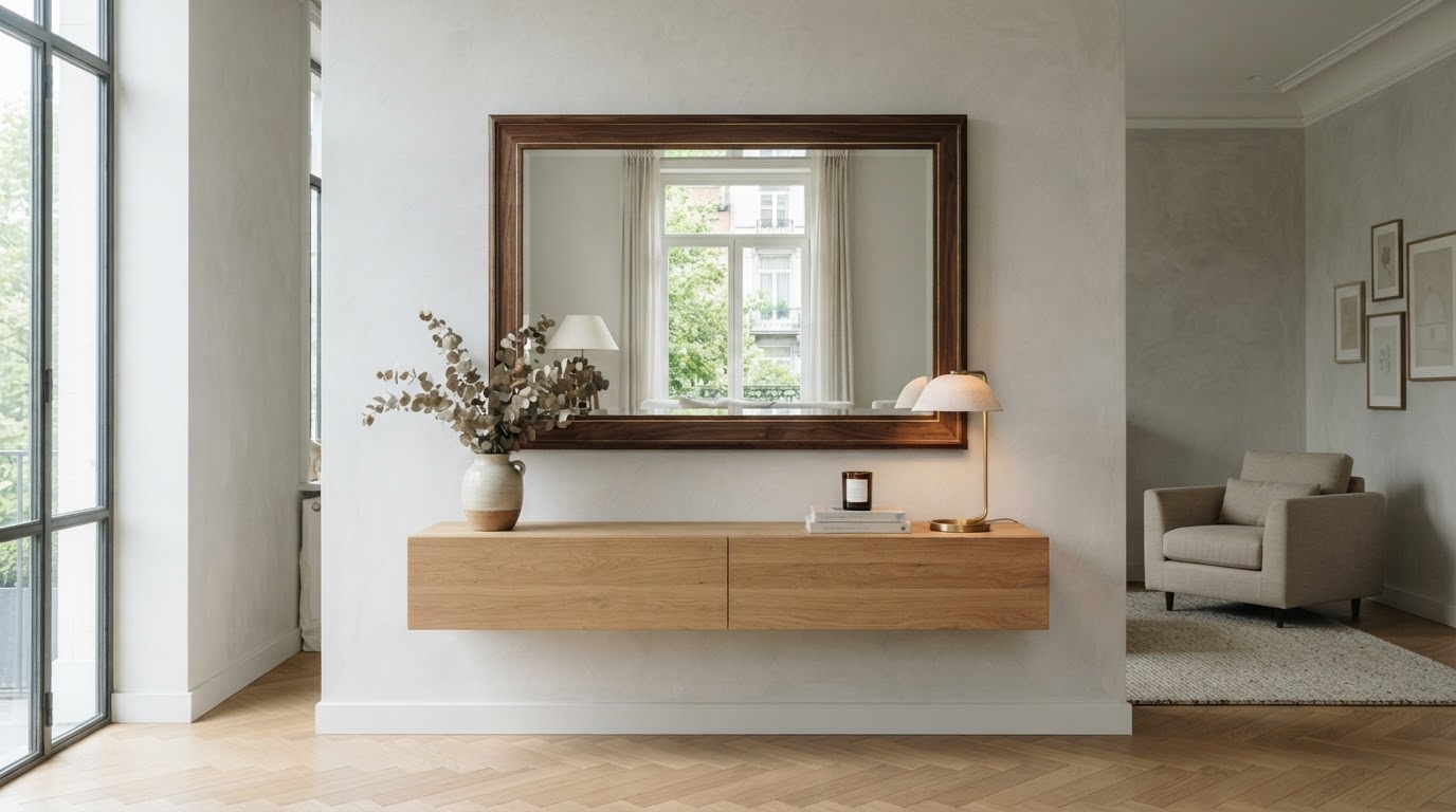Cadre de miroir sur mesure