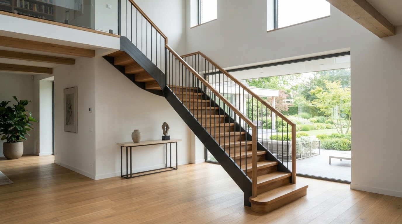 escalier quart tournant sur mesure