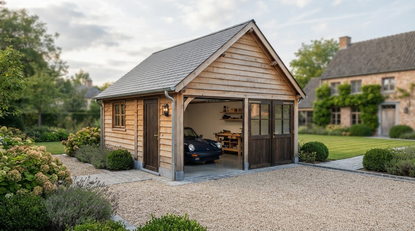 Garage en bois sur mesure