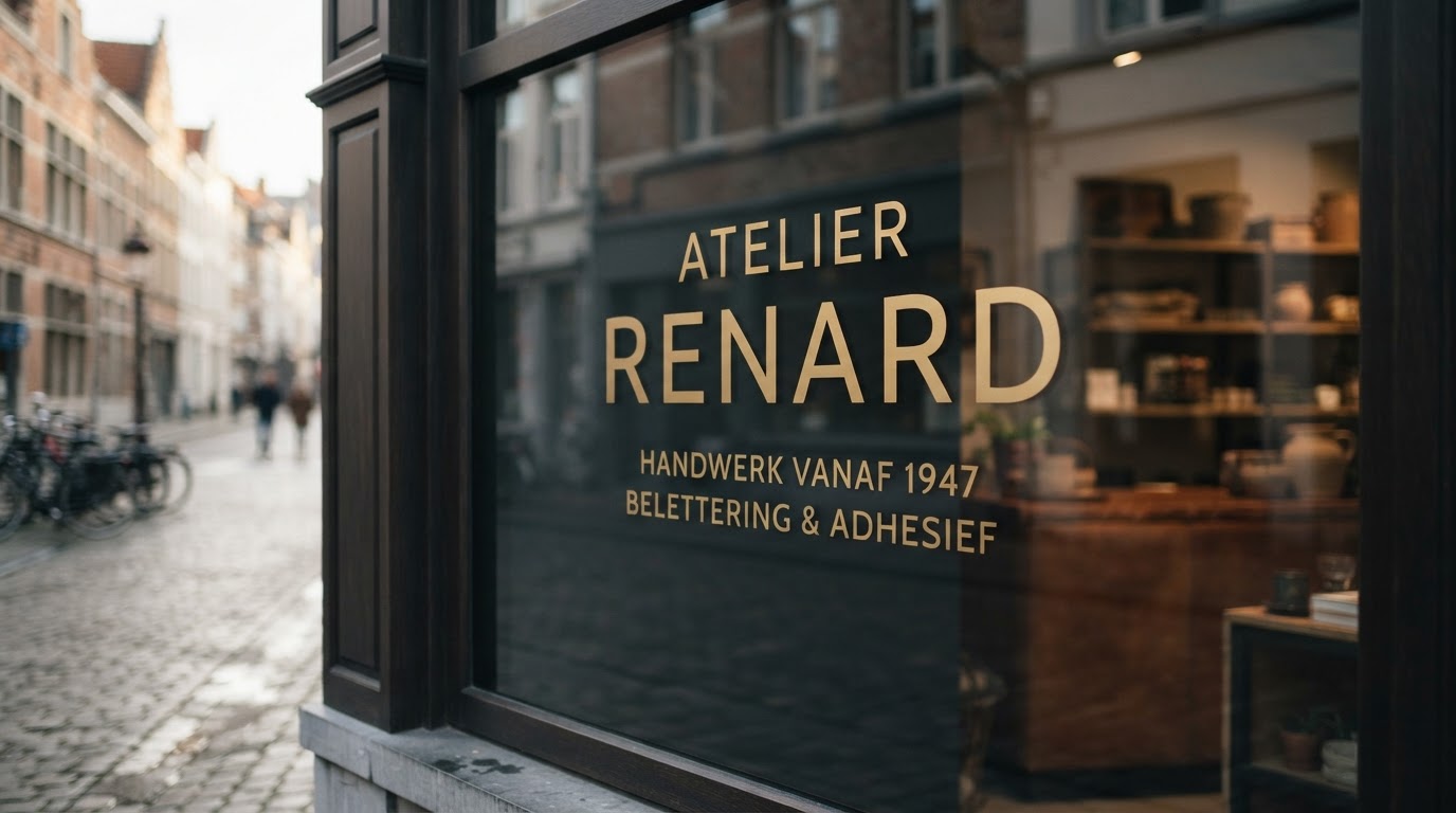 lettrage adhésif personnalisé