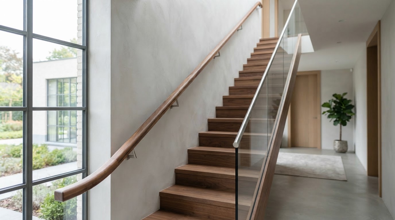 main courante en bois sur mesure
