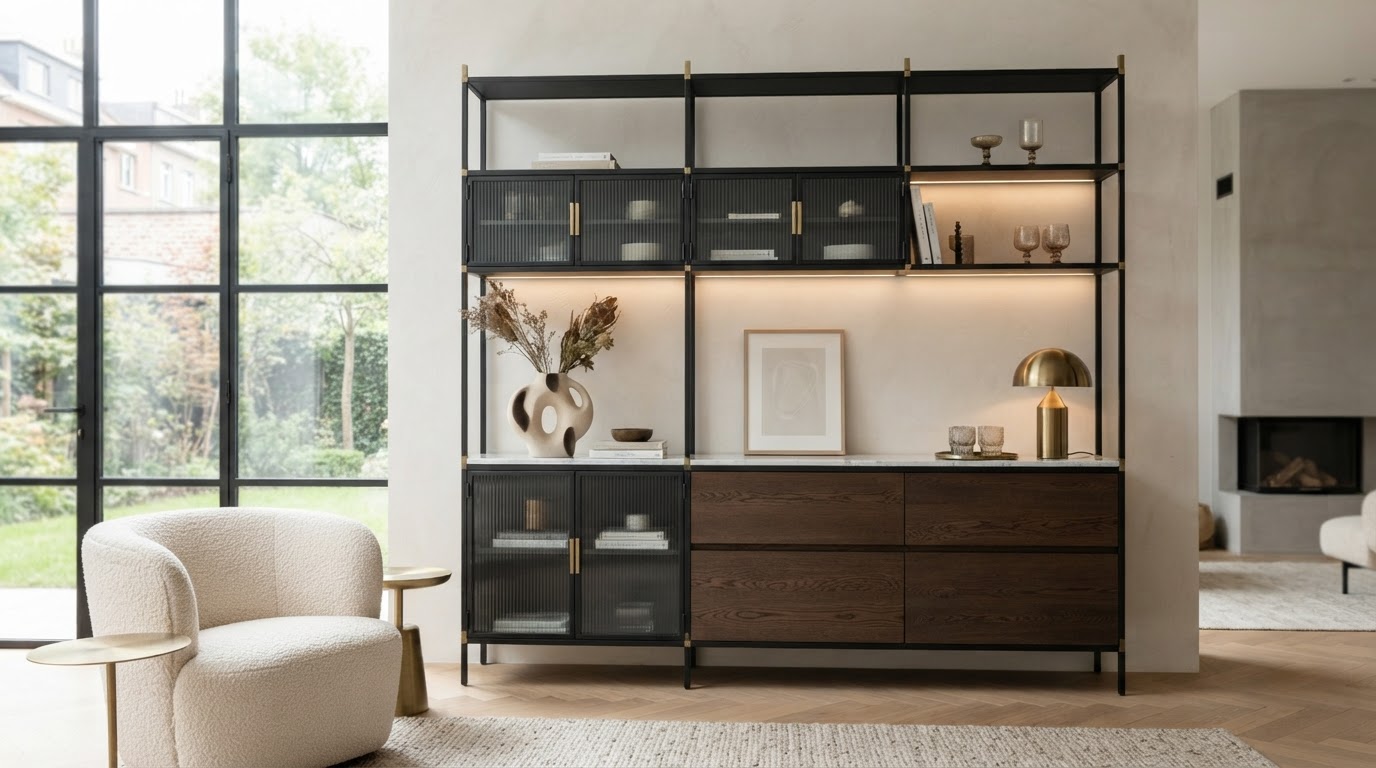 meuble en métal sur mesure