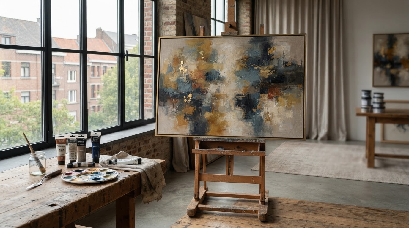 Peinture sur mesure abstraite
