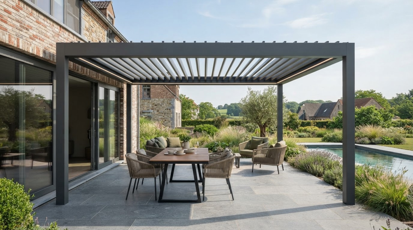 Pergola bioclimatique sur mesure