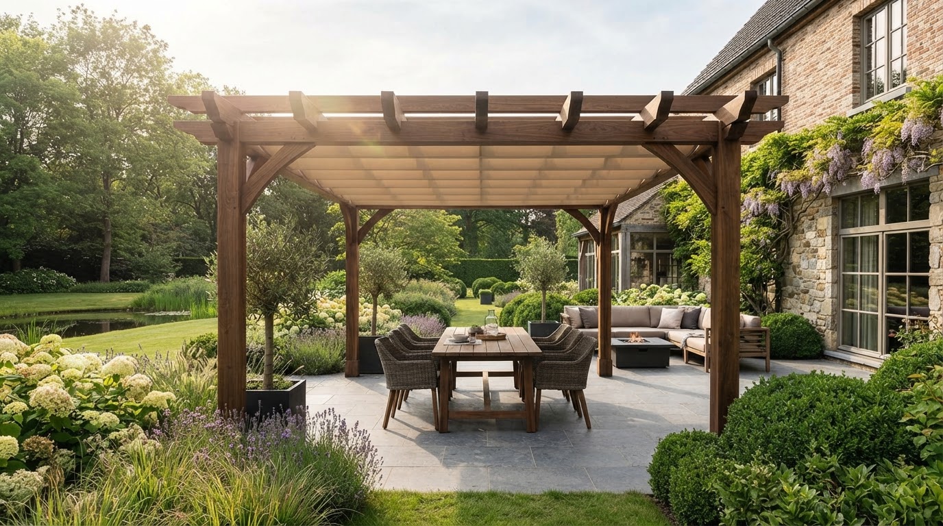 Pergola en bois sur mesure