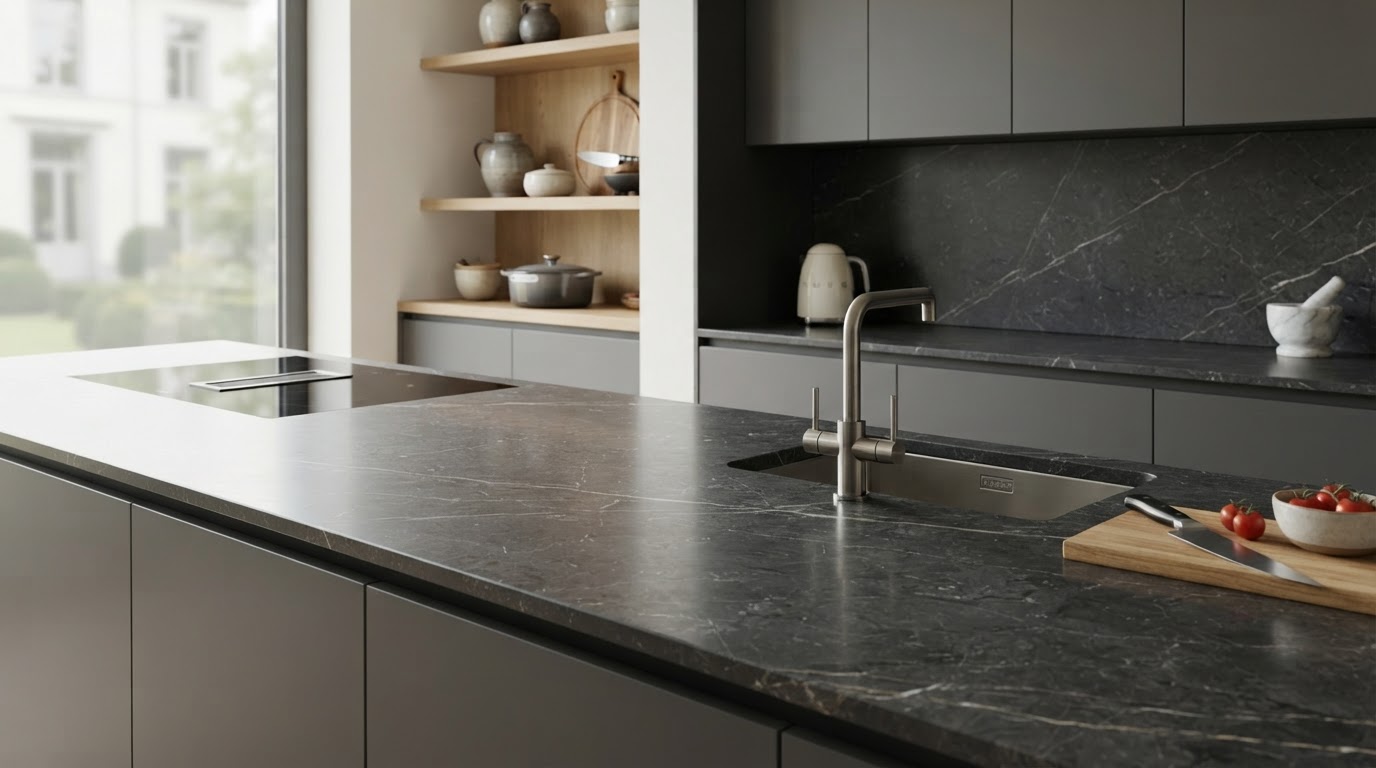 Plan de travail en granit sur mesure