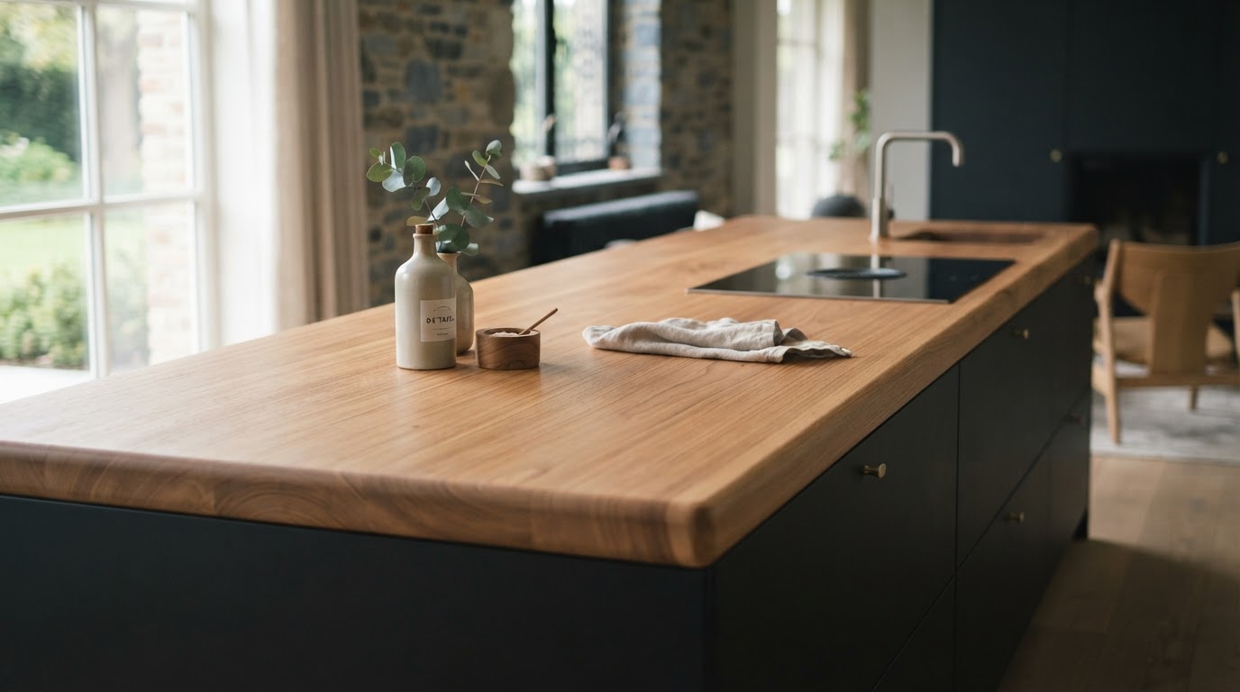 Planche en teck sur mesure