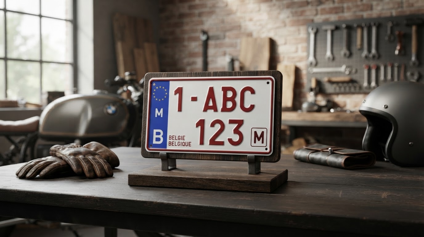 plaque immatriculation moto