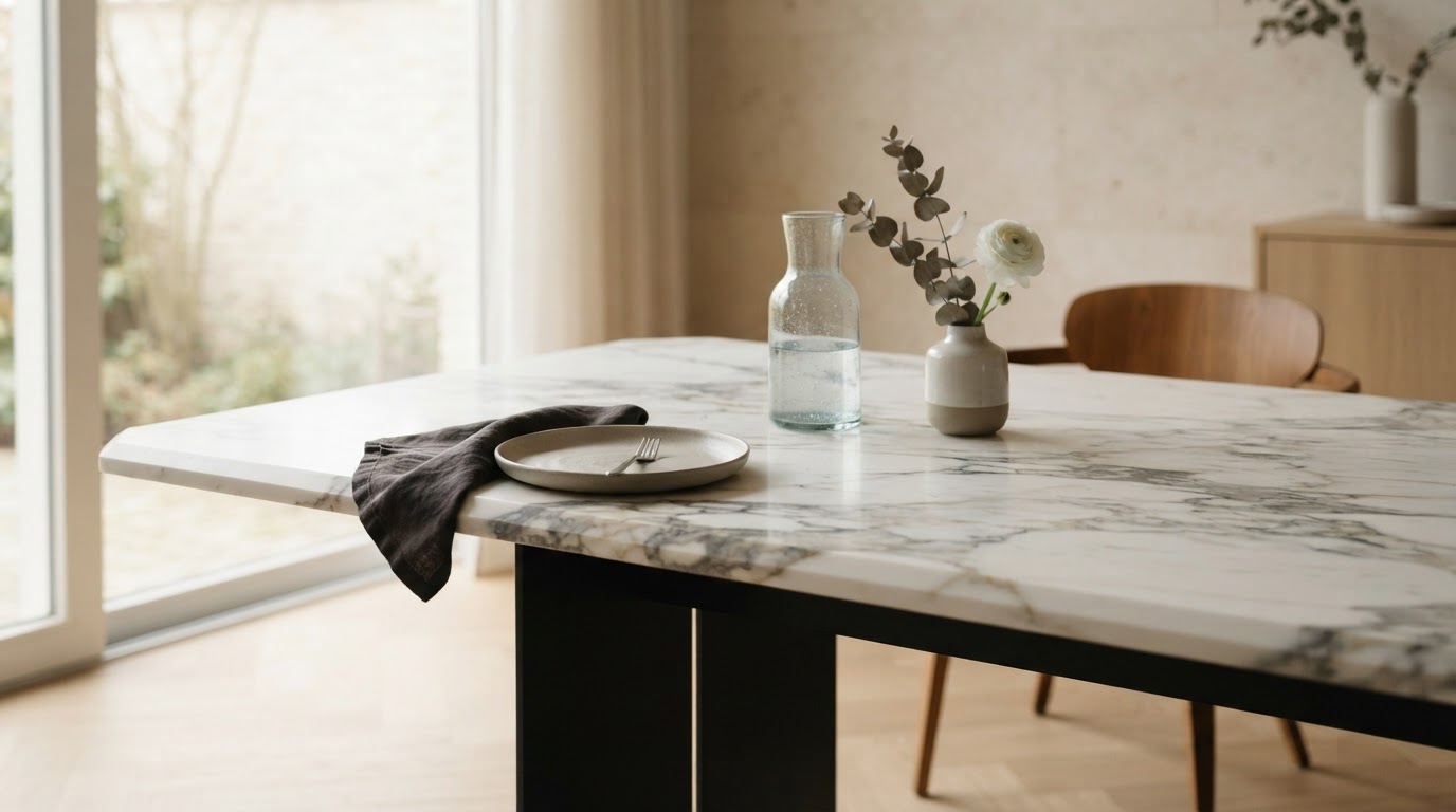 Plateau en marbre sur mesure