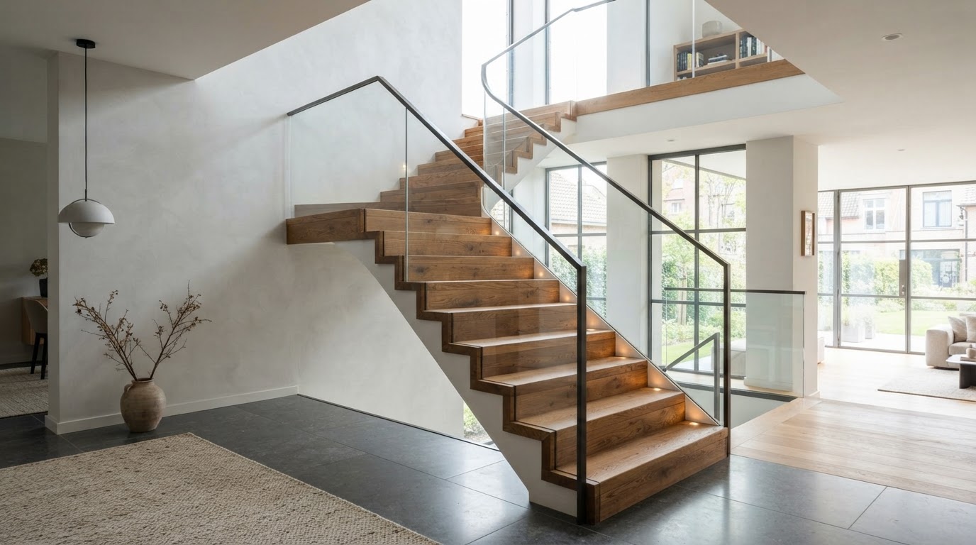 escalier en bois sur mesure