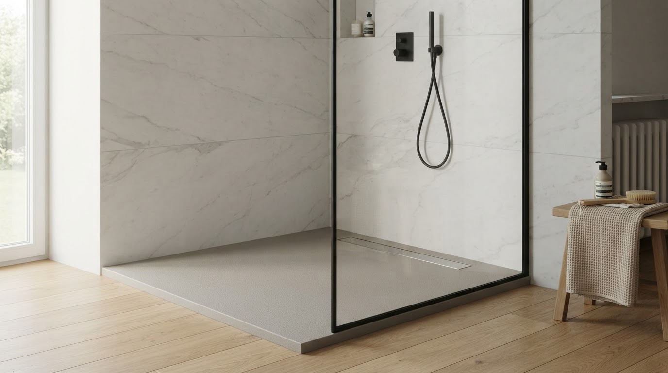 receveur de douche sur mesure