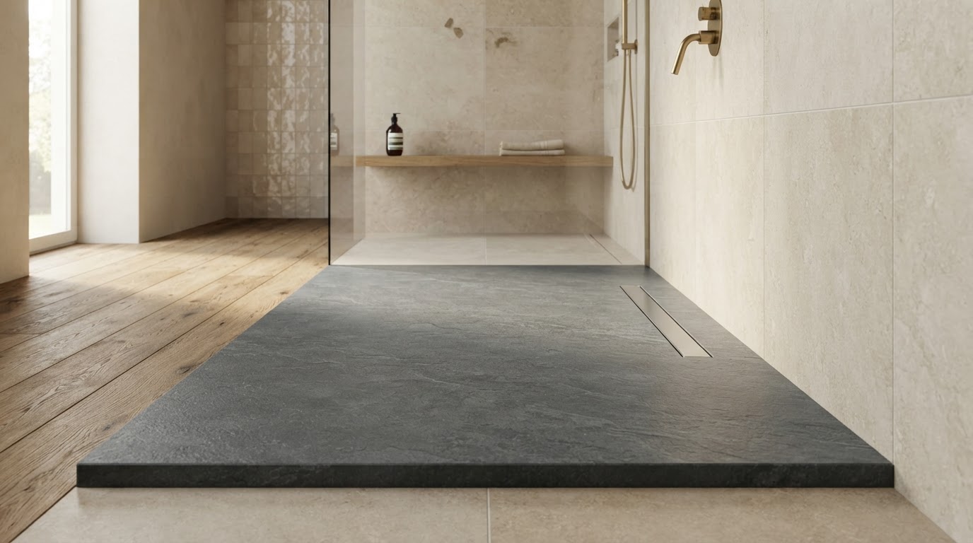 Receveur de douche en pierre naturelle