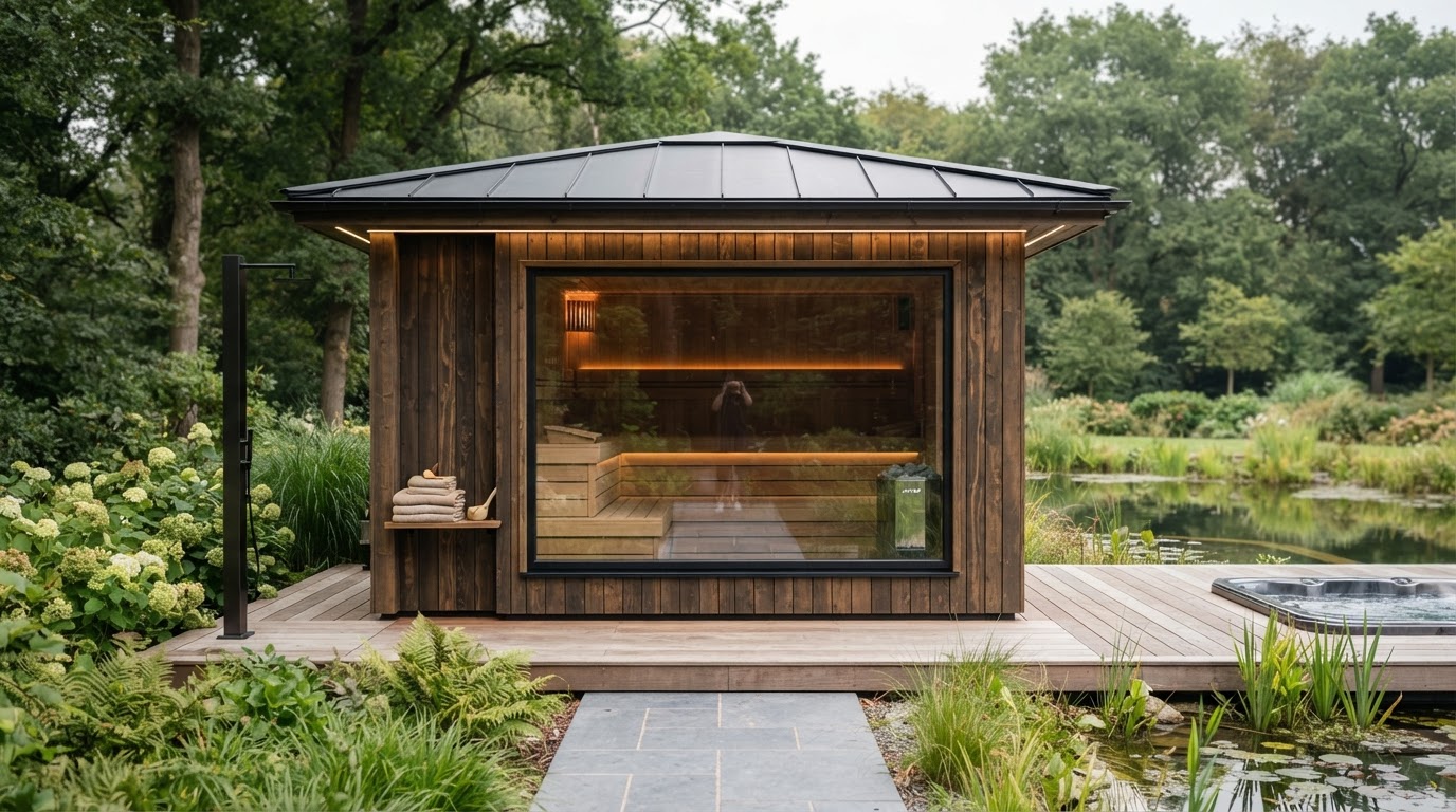 sauna d'extérieur personnalisé