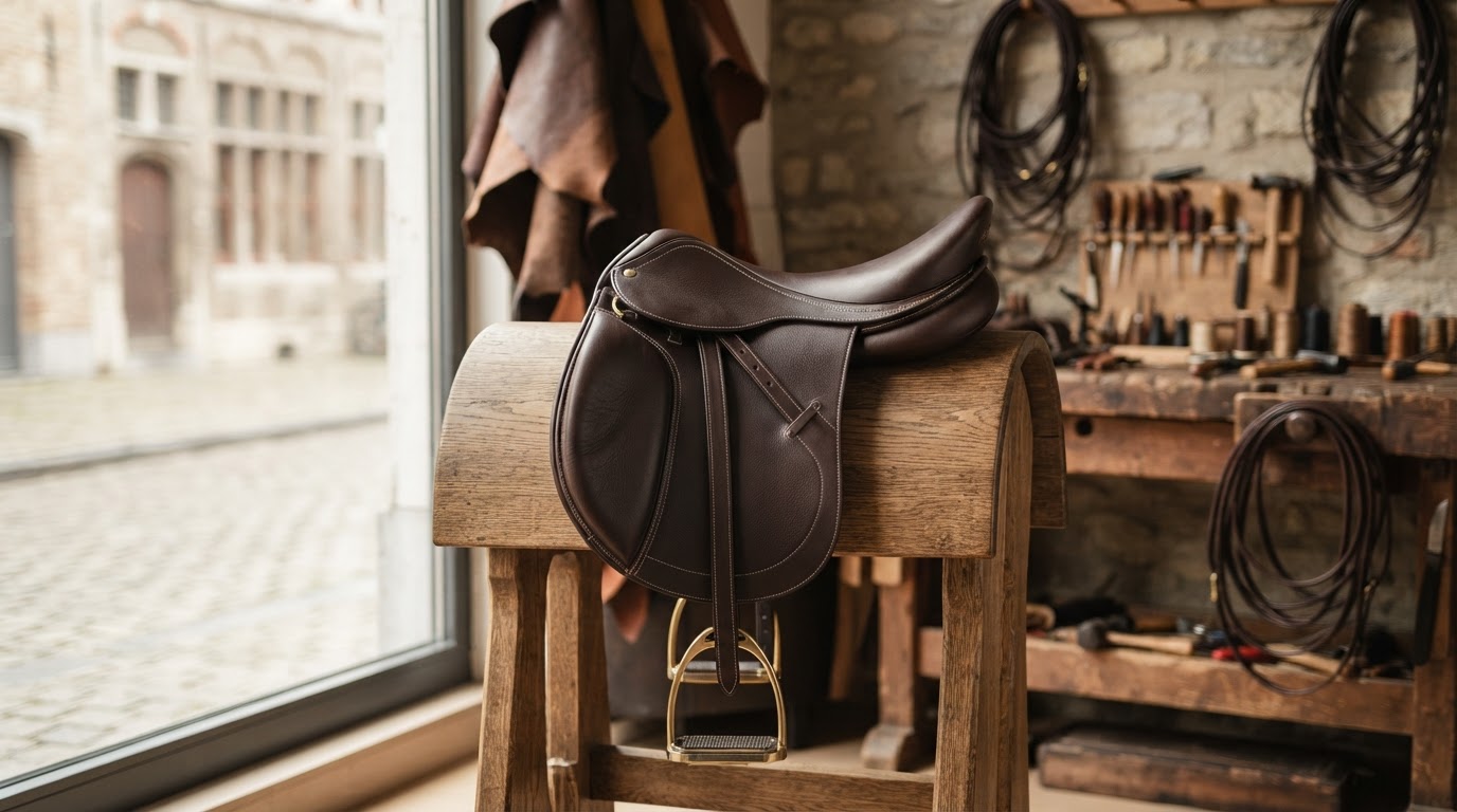 cheval avec selle sur mesure