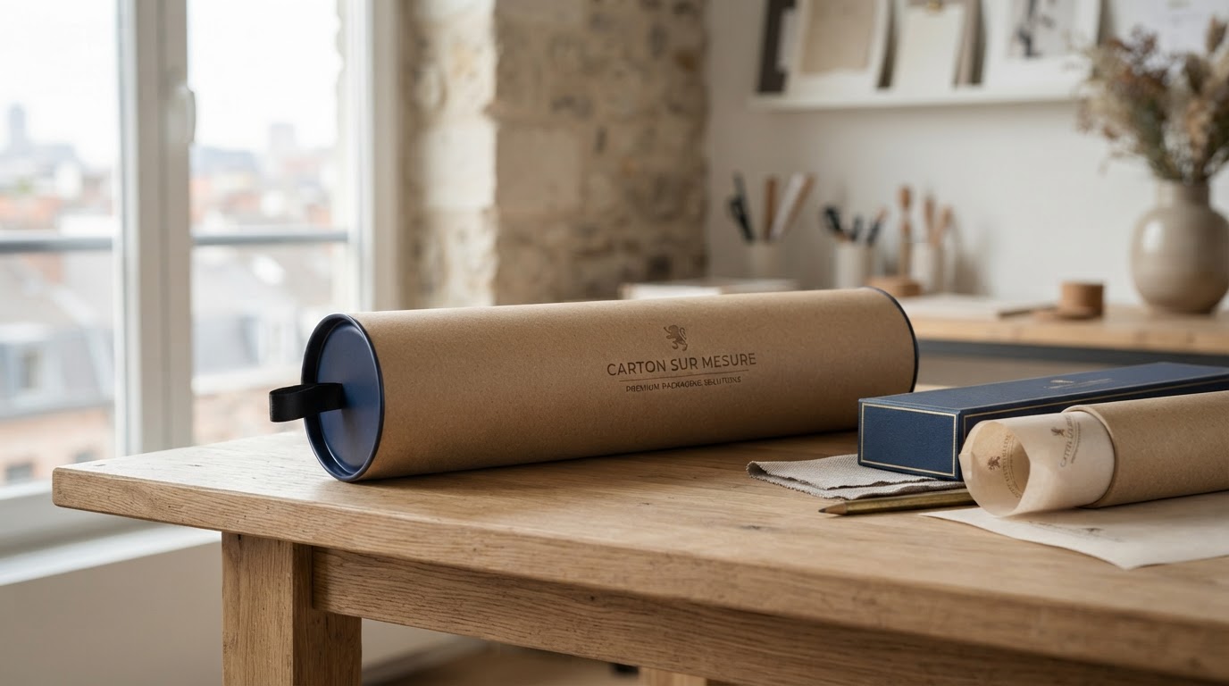 tube en carton sur mesure