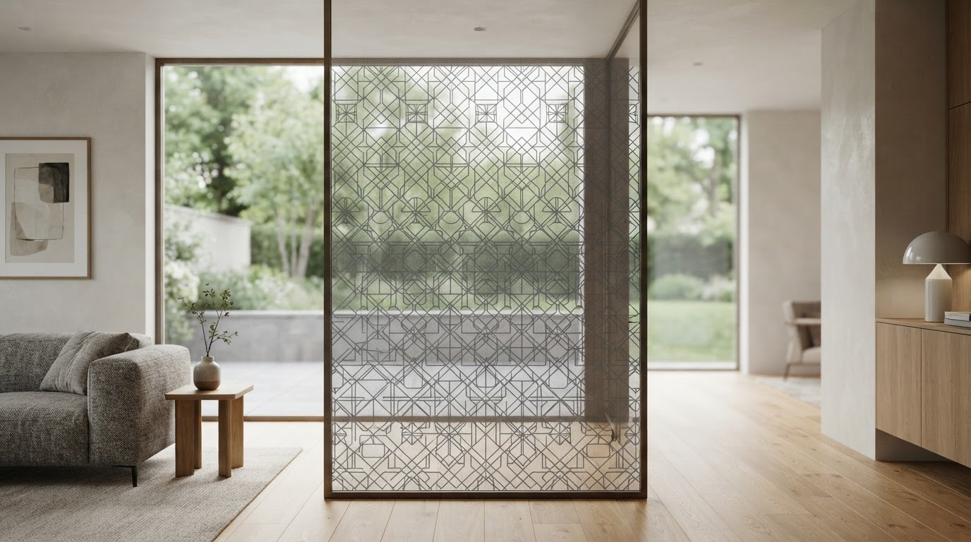 verre sérigraphié