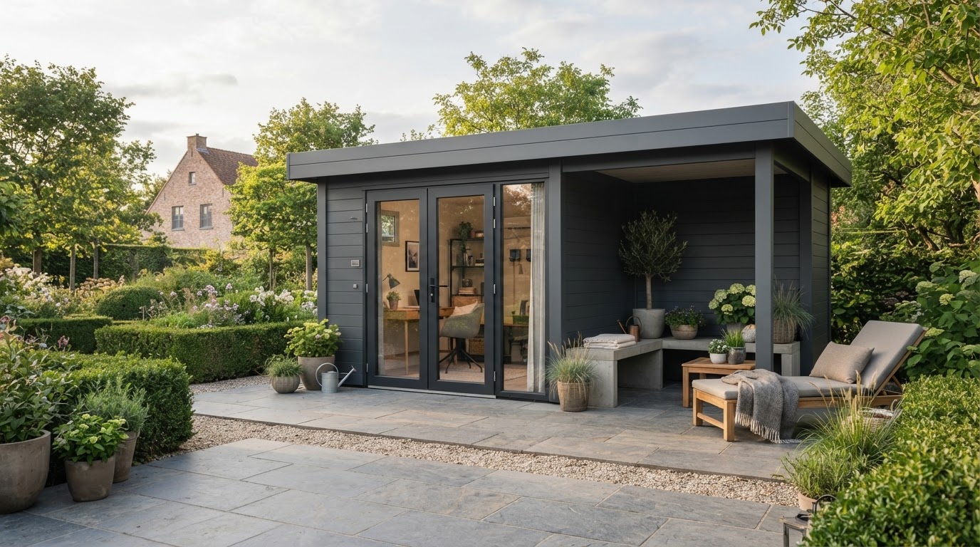 Aluminium tuinhuis op maat