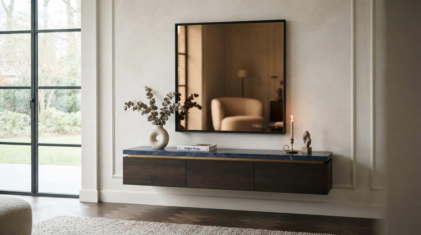 bronzen spiegel op maat