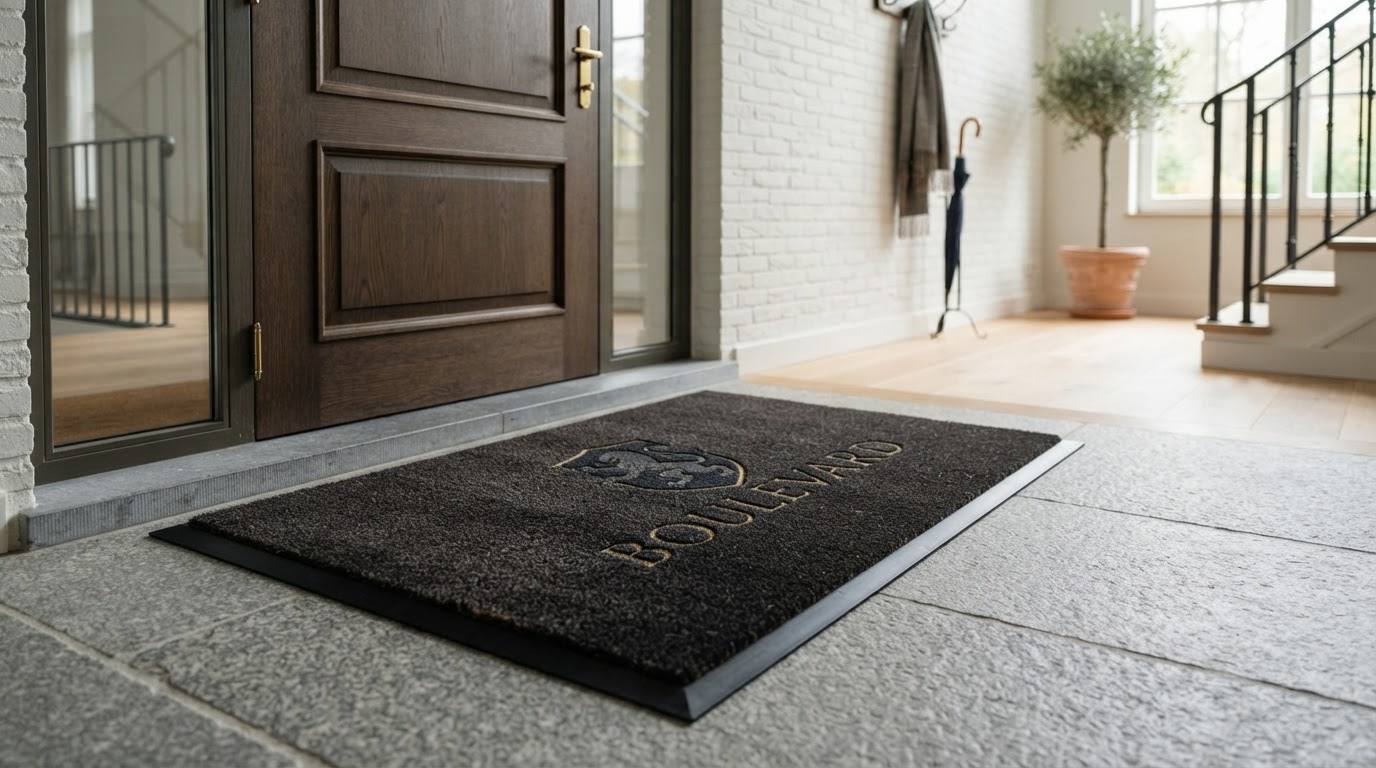Deurmat met logo op maat