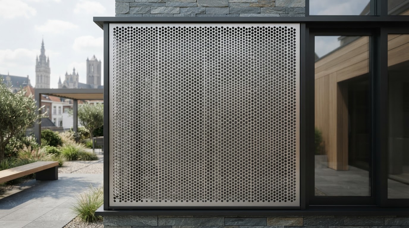 geperforeerde aluminium plaat op maat