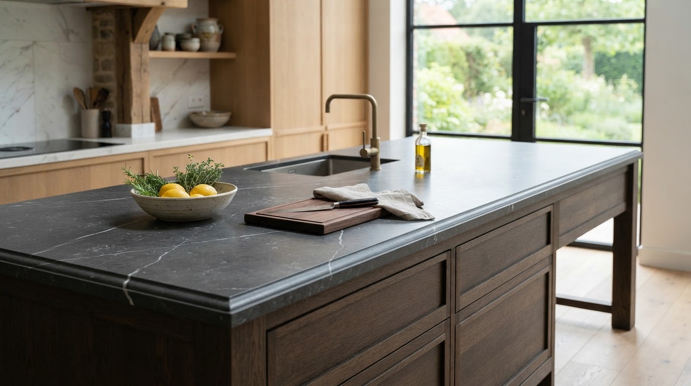 Granieten keukenblad op maat