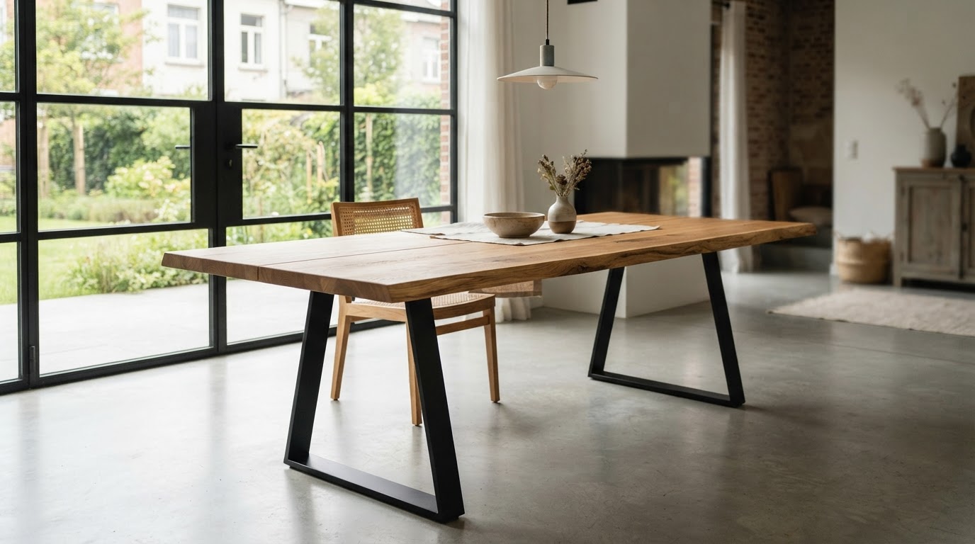 houten tafelblad op maat