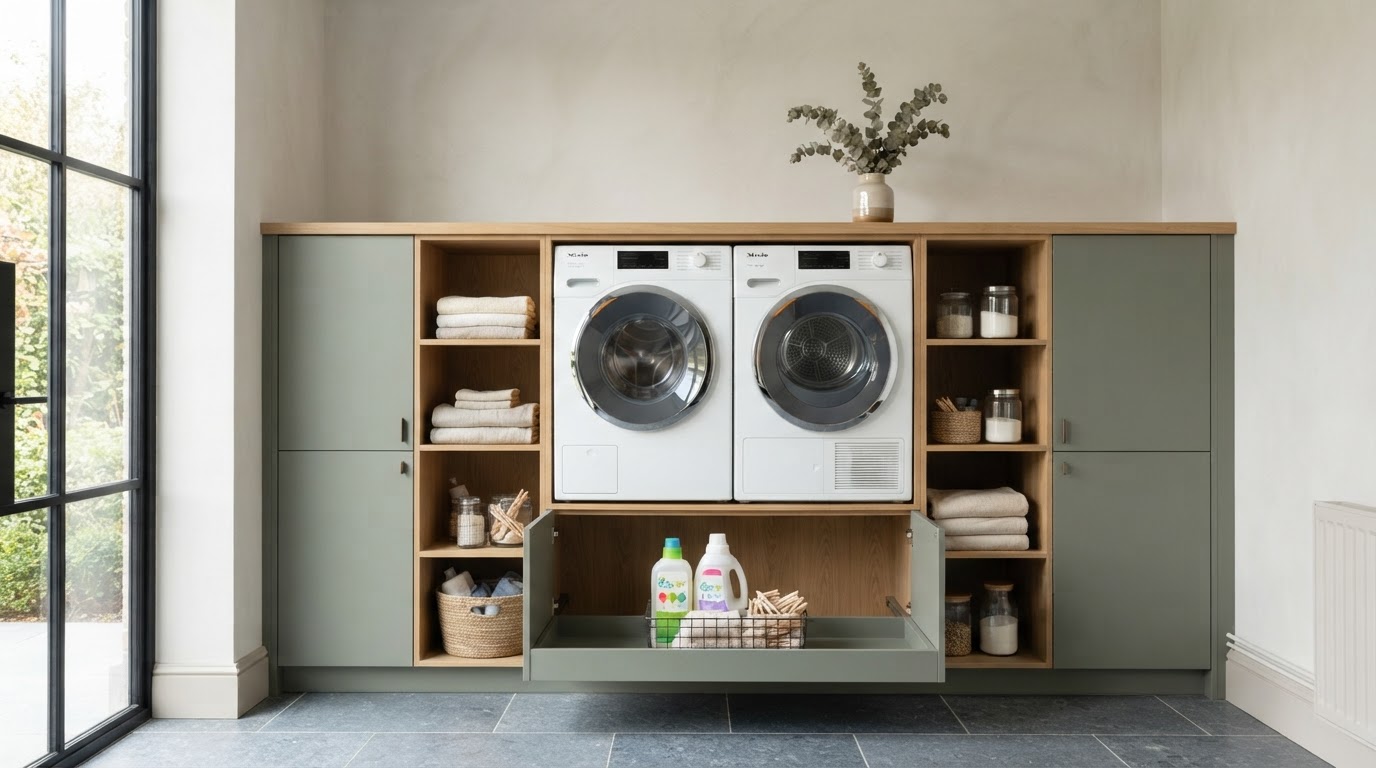 Kast op maat voor wasmachine