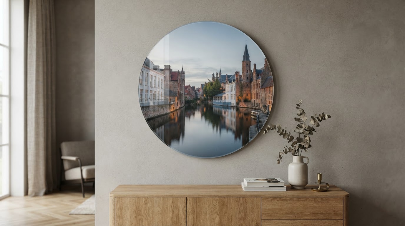 ronde plexiglas plaat