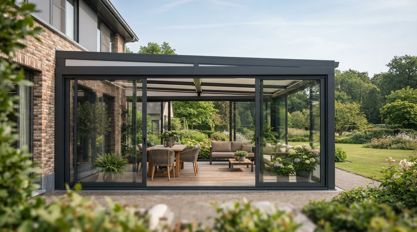 houten veranda op maat