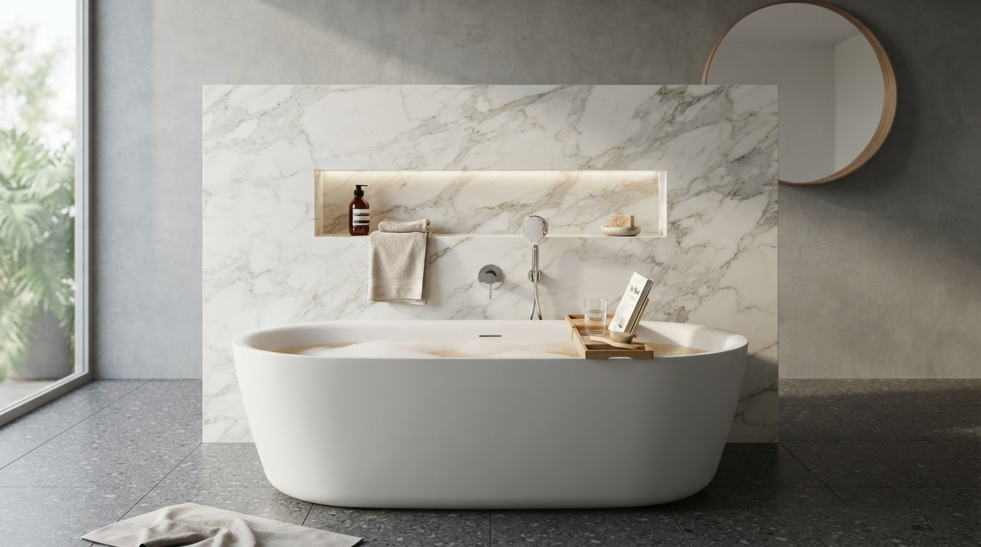 Badewannenrückwand nach Maß