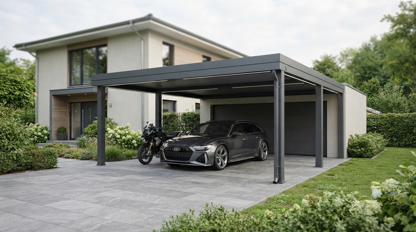 Metall-Carport nach Maß