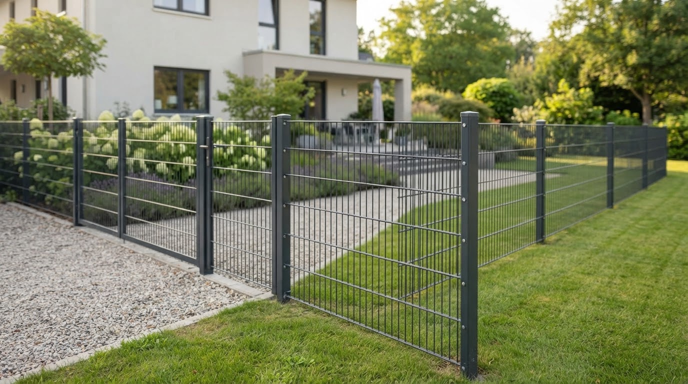Doppelstabmattenzaun nach Maß