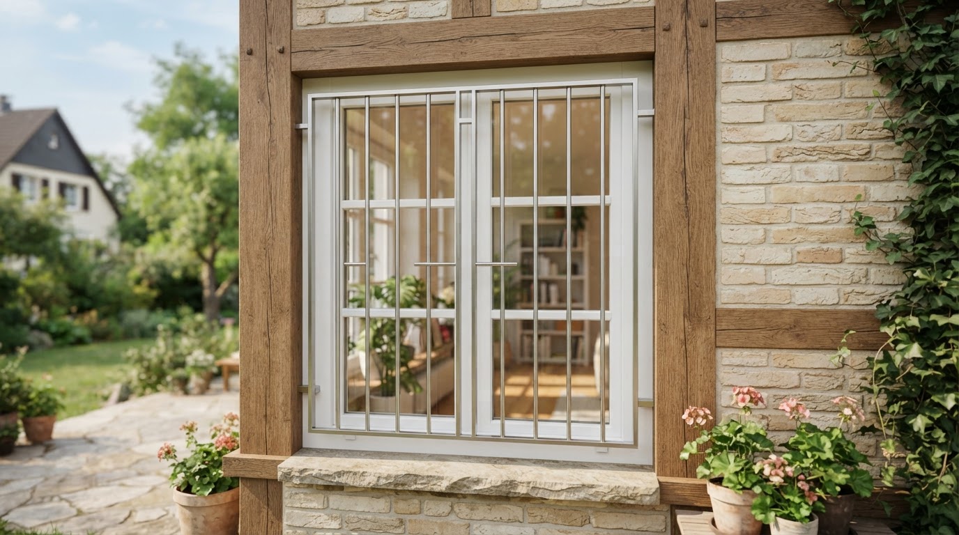 Edelstahl Fenstergitter