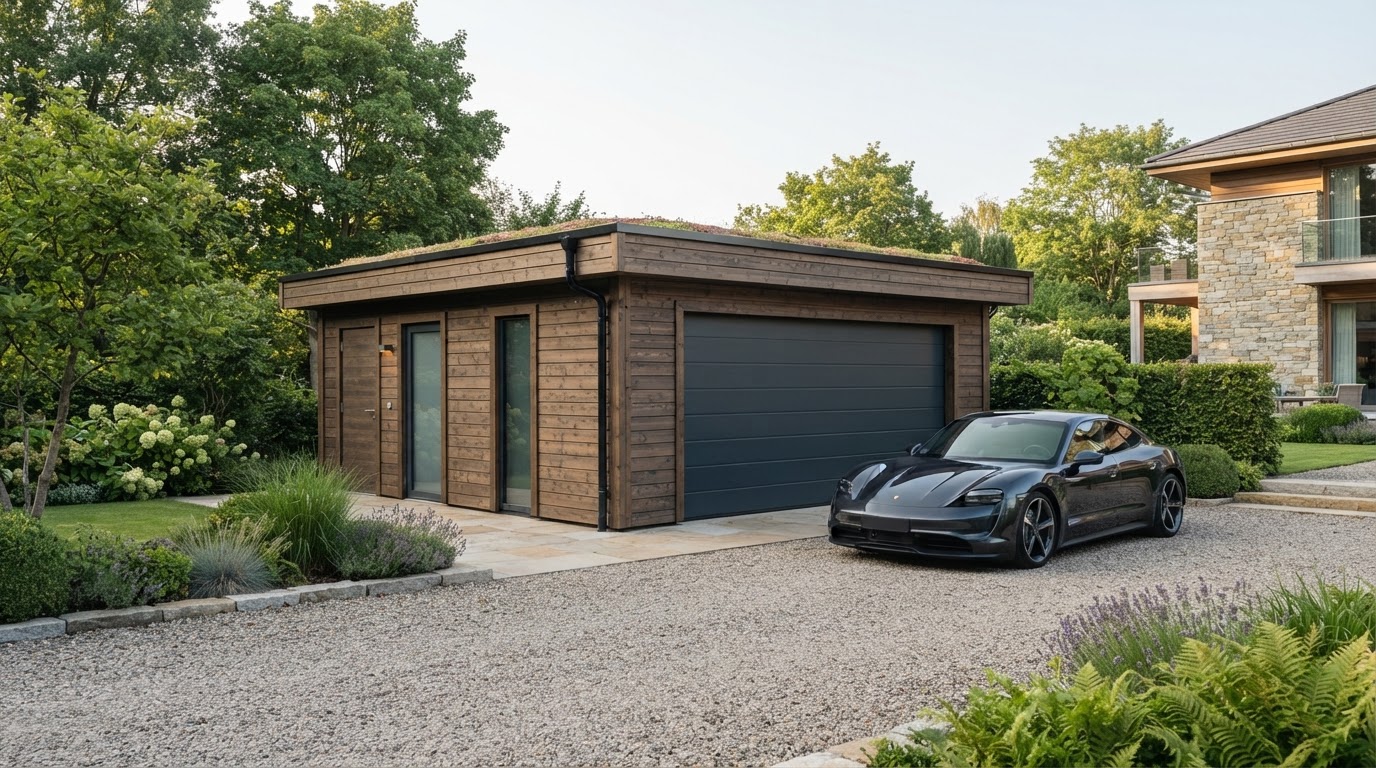 Holzgarage nach Maß